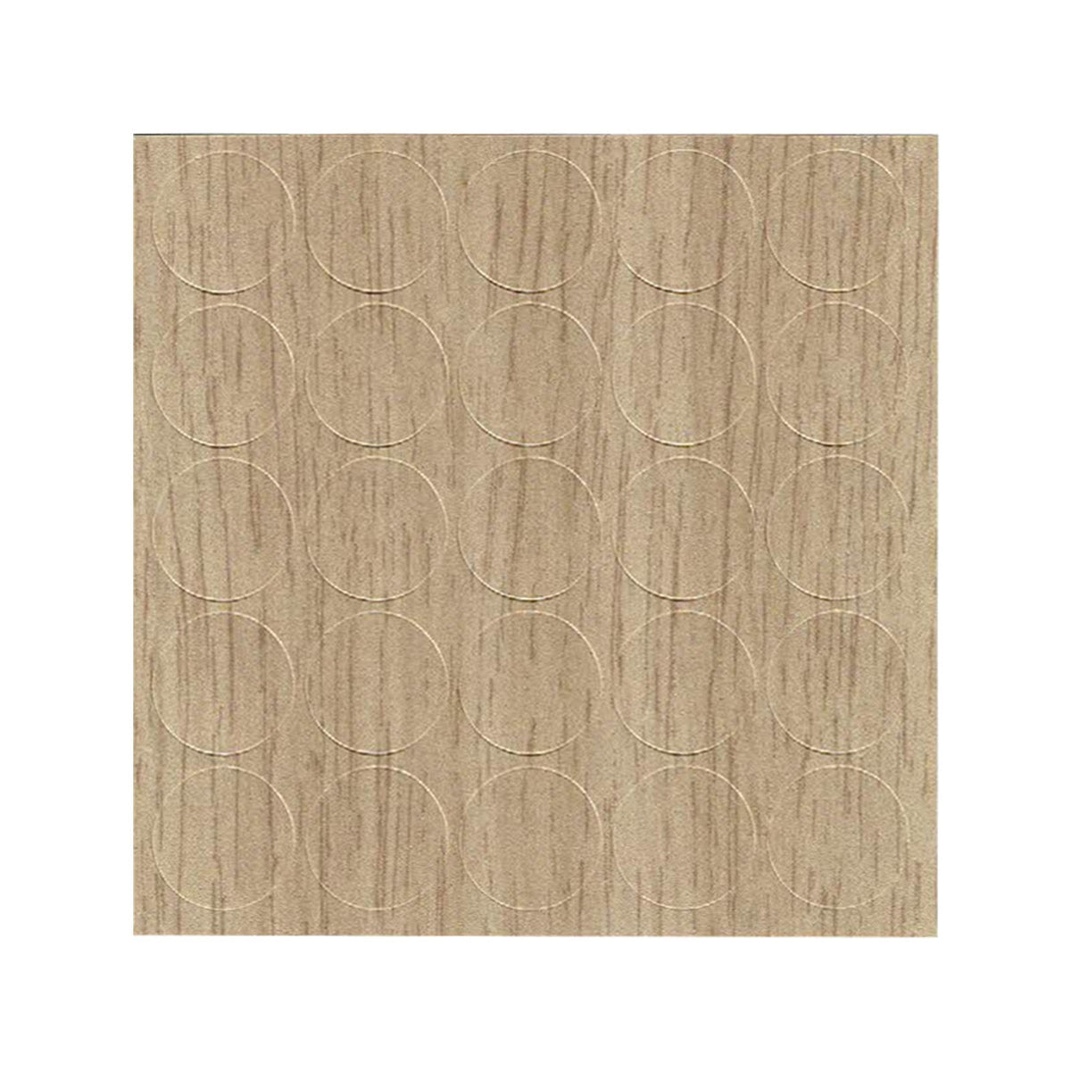 KwikCaps Self Adhesive Screw Cover Caps Light Sorano Oak H1334 / Vicenza Oak H3157 (875)