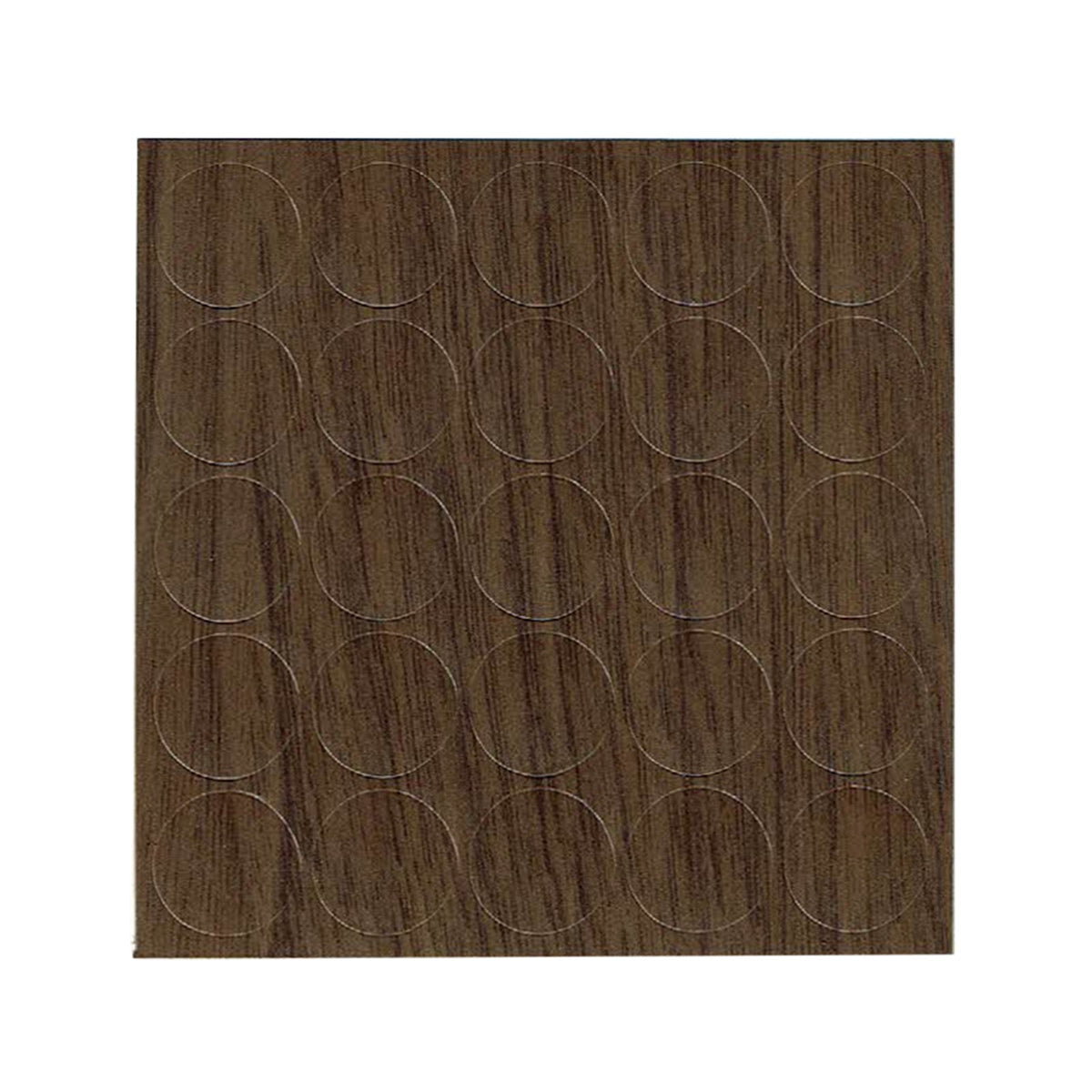 KwikCaps Self Adhesive Screw Cover Caps Lincoln Walnut H1714 / Brown Warmia Walnut H1307 / Brown Tonsberg Oak H309 (818)
