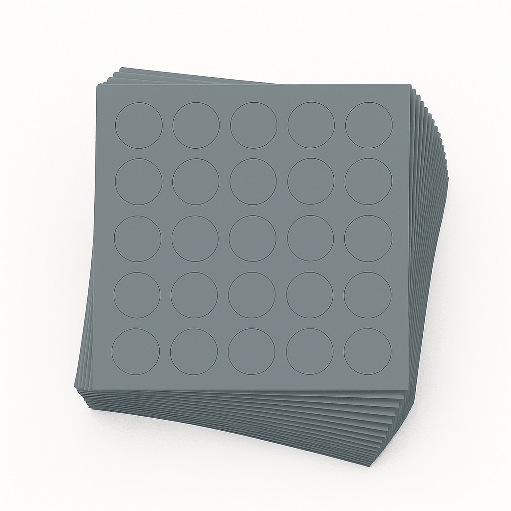 KwikCaps Self Adhesive Screw Cover Caps - Monument Grey (616) U780 ST9