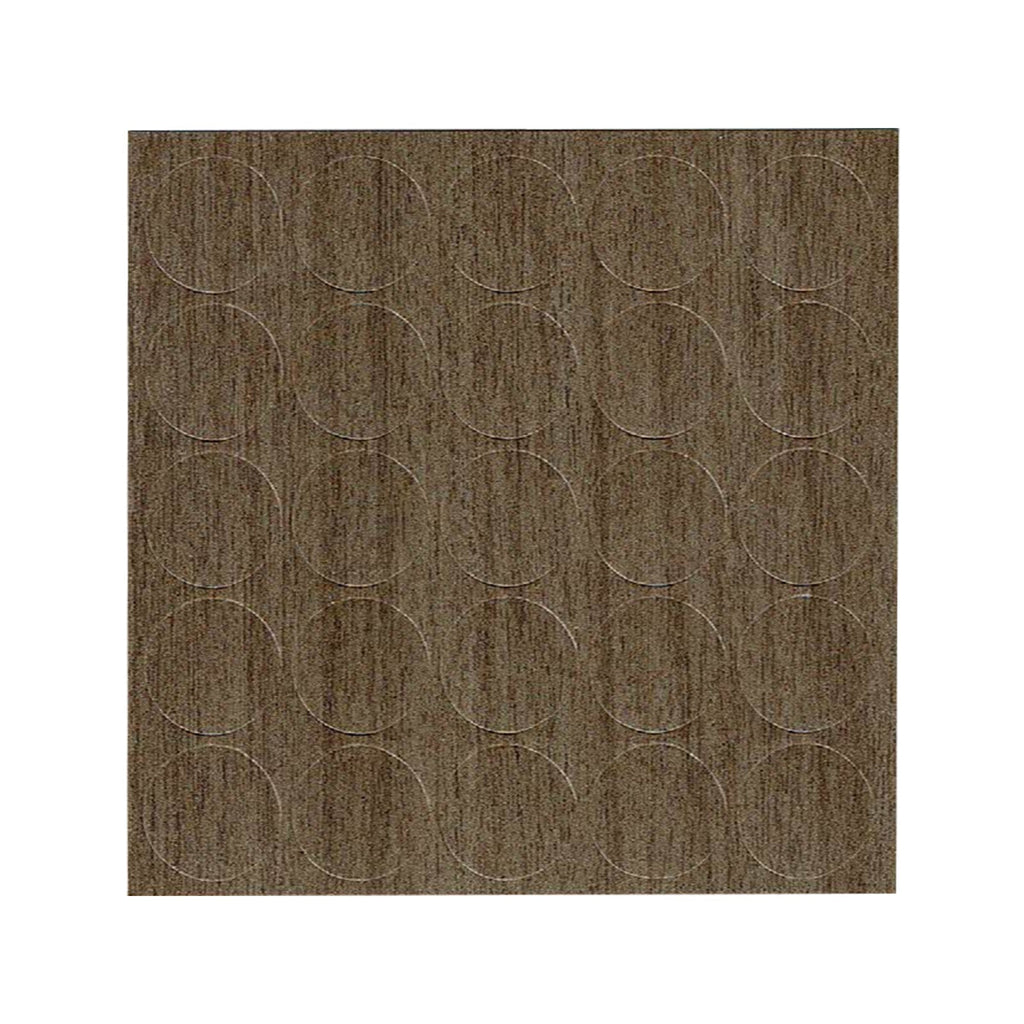 KwikCaps Self Adhesive Screw Cover Caps Natural Carini Walnut H3710 (854)