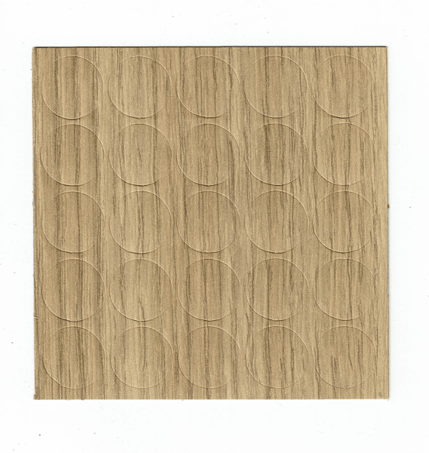 KwikCaps Self Adhesive Screw Cover Caps Natural Hickory H3730 (623)