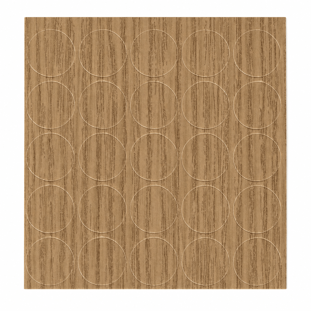 KwikCaps Self Adhesive Screw Cover Caps Natural Lancaster Oak H3368 (740)