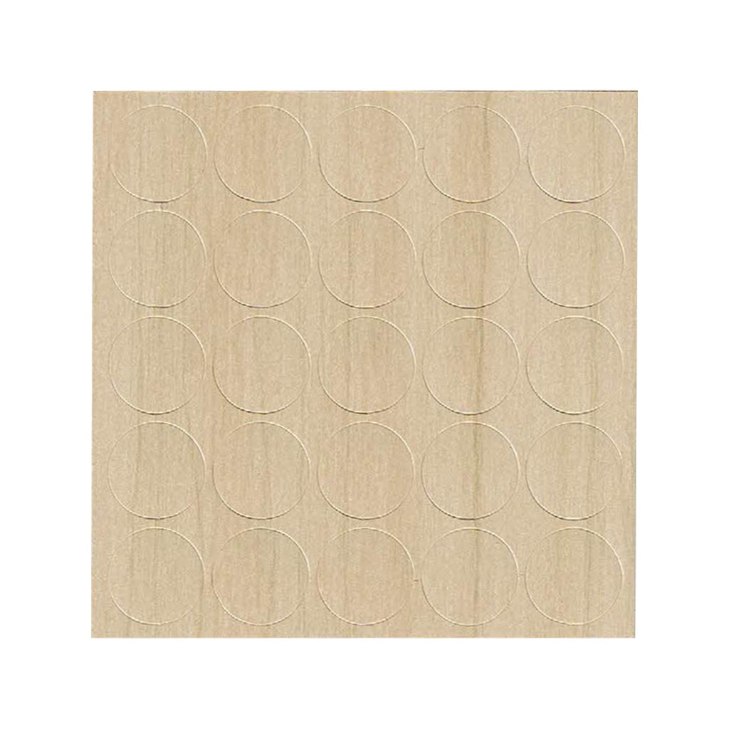 KwikCaps Self Adhesive Screw Cover Caps Natural Mandal Maple H3840 (330)