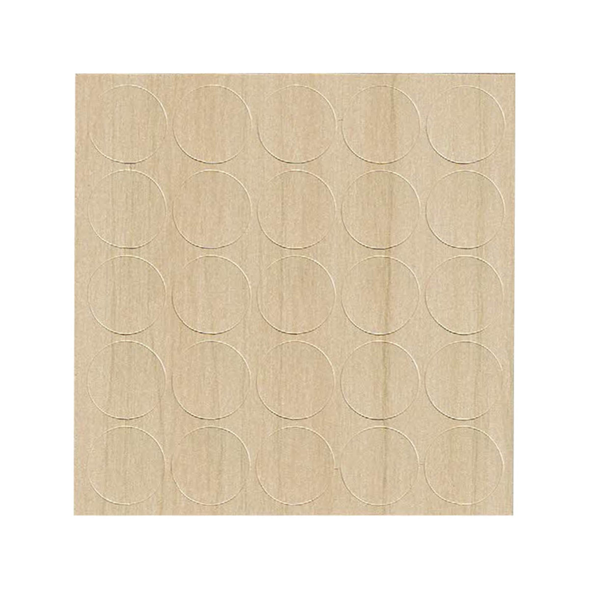 KwikCaps Self Adhesive Screw Cover Caps Natural Mandal Maple H3840 (330)