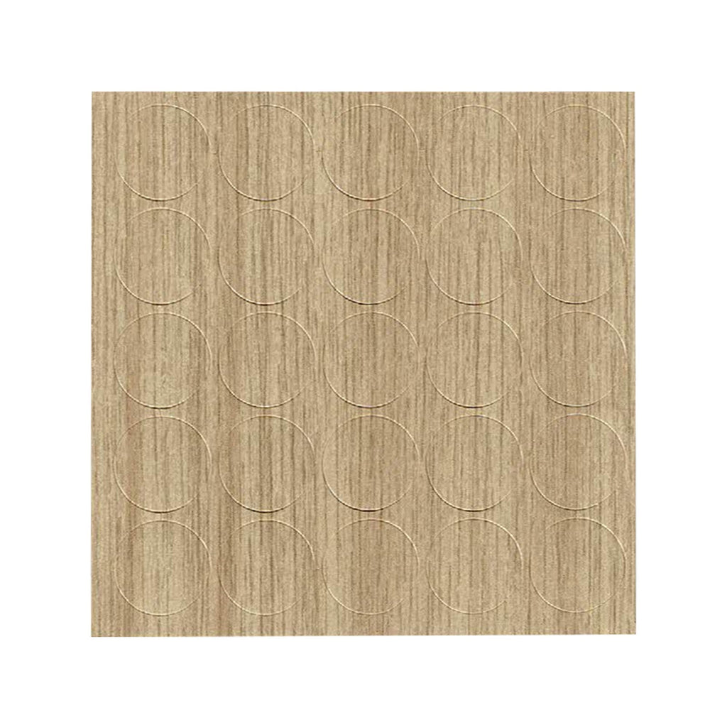 KwikCaps Self Adhesive Screw Cover Caps - Natural Sheffield Acacia / Finsa Roble Hera Sega 41G (871) H1242 ST10