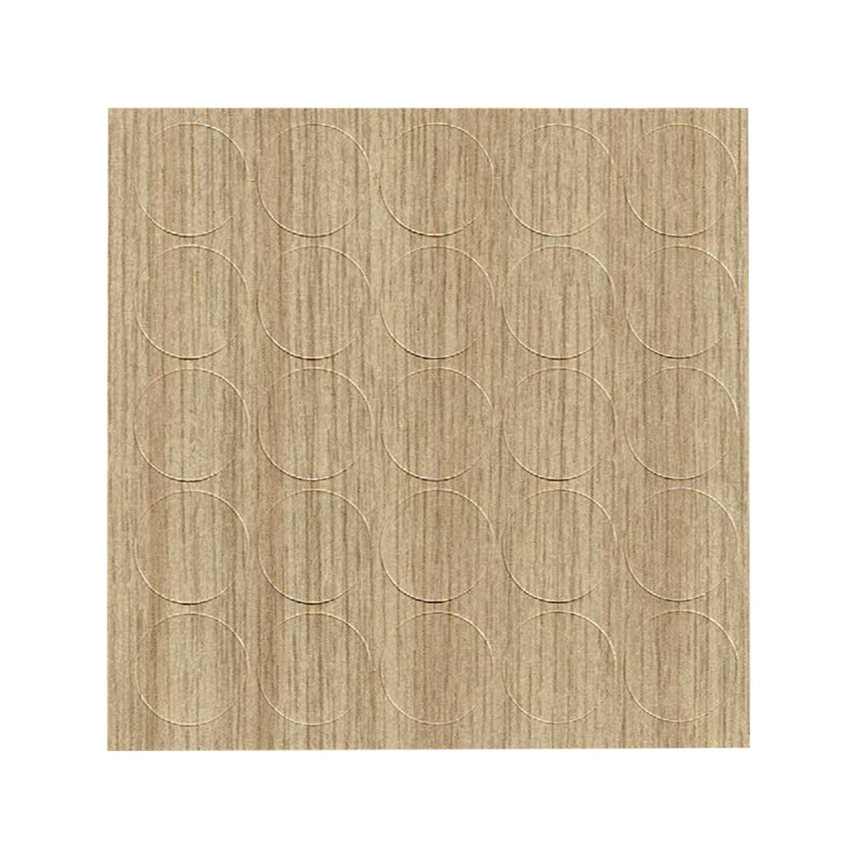 KwikCaps Self Adhesive Screw Cover Caps - Natural Sheffield Acacia / Finsa Roble Hera Sega 41G (871) H1242 ST10