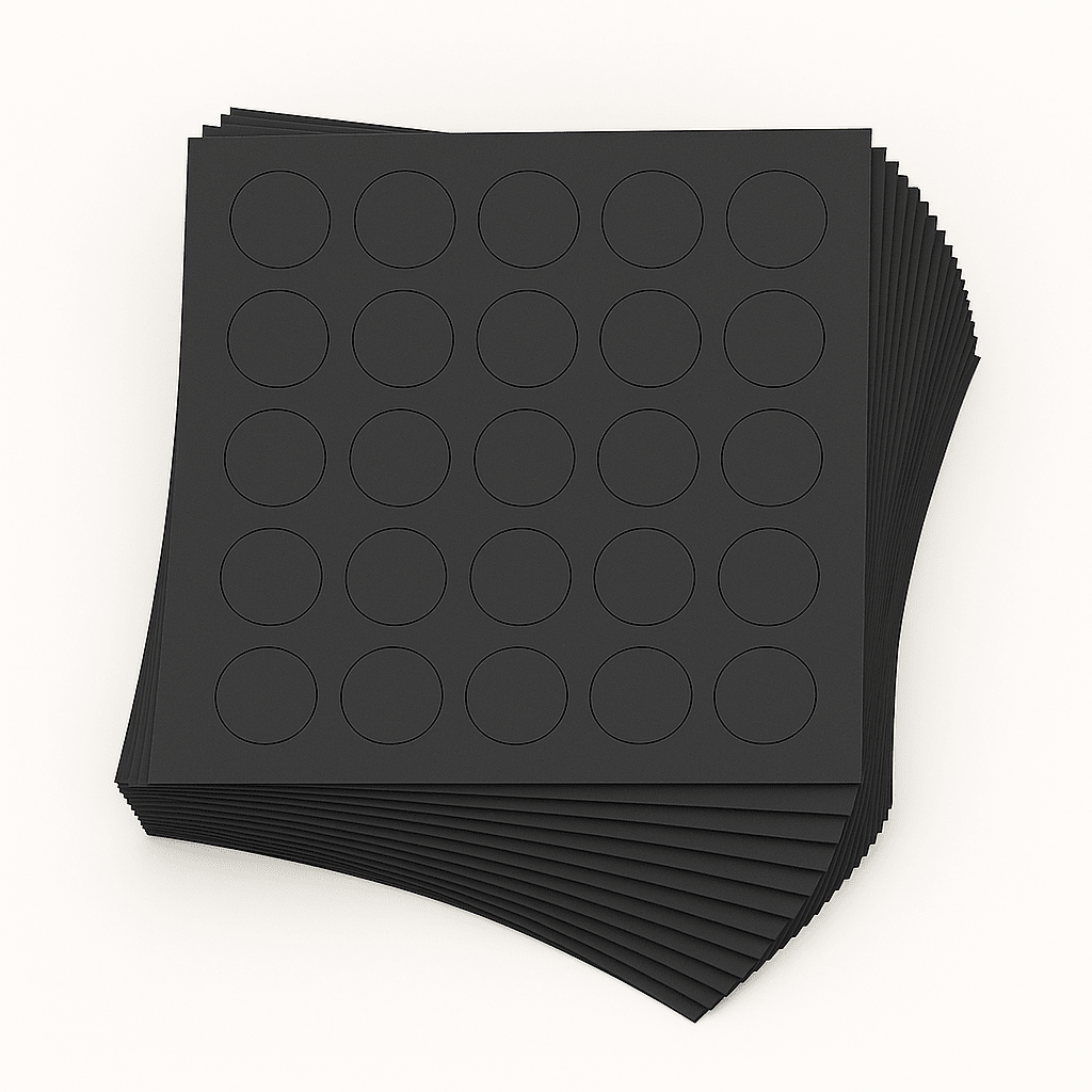 KwikCaps Self Adhesive Screw Cover Caps - Onyx Grey (059) U960 ST9 / TM9