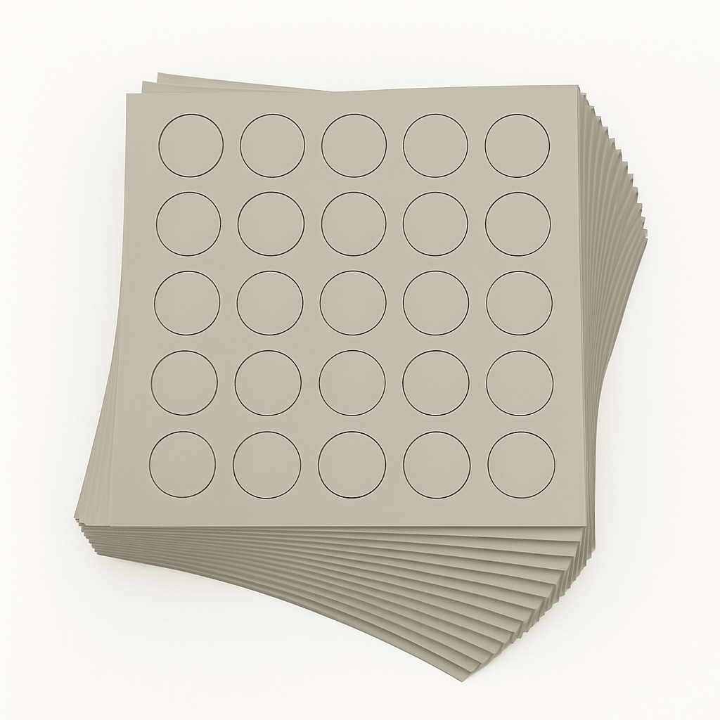 KwikCaps Self Adhesive Screw Cover Caps - Pearl Grey (051) U763 ST9