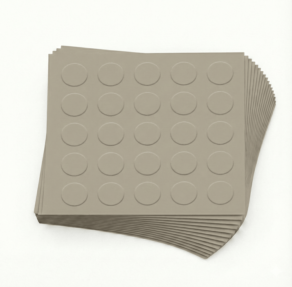 KwikCaps Self Adhesive Screw Cover Caps - Pebble Grey (652) U201 ST9