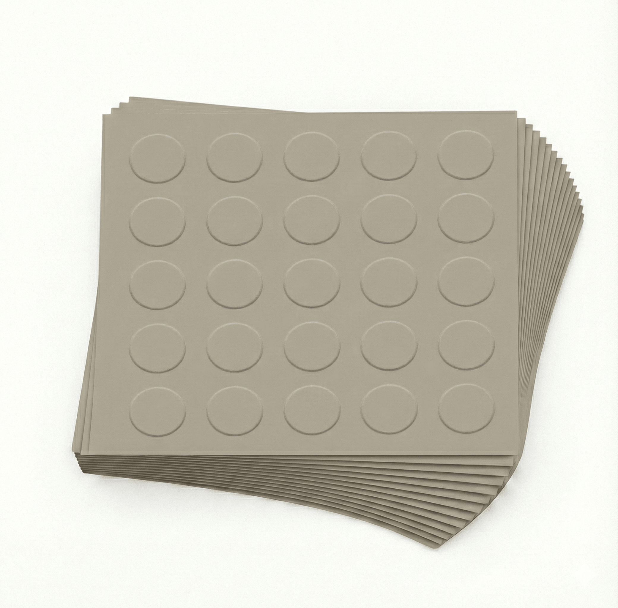 KwikCaps Self Adhesive Screw Cover Caps - Pebble Grey (652) U201 ST9