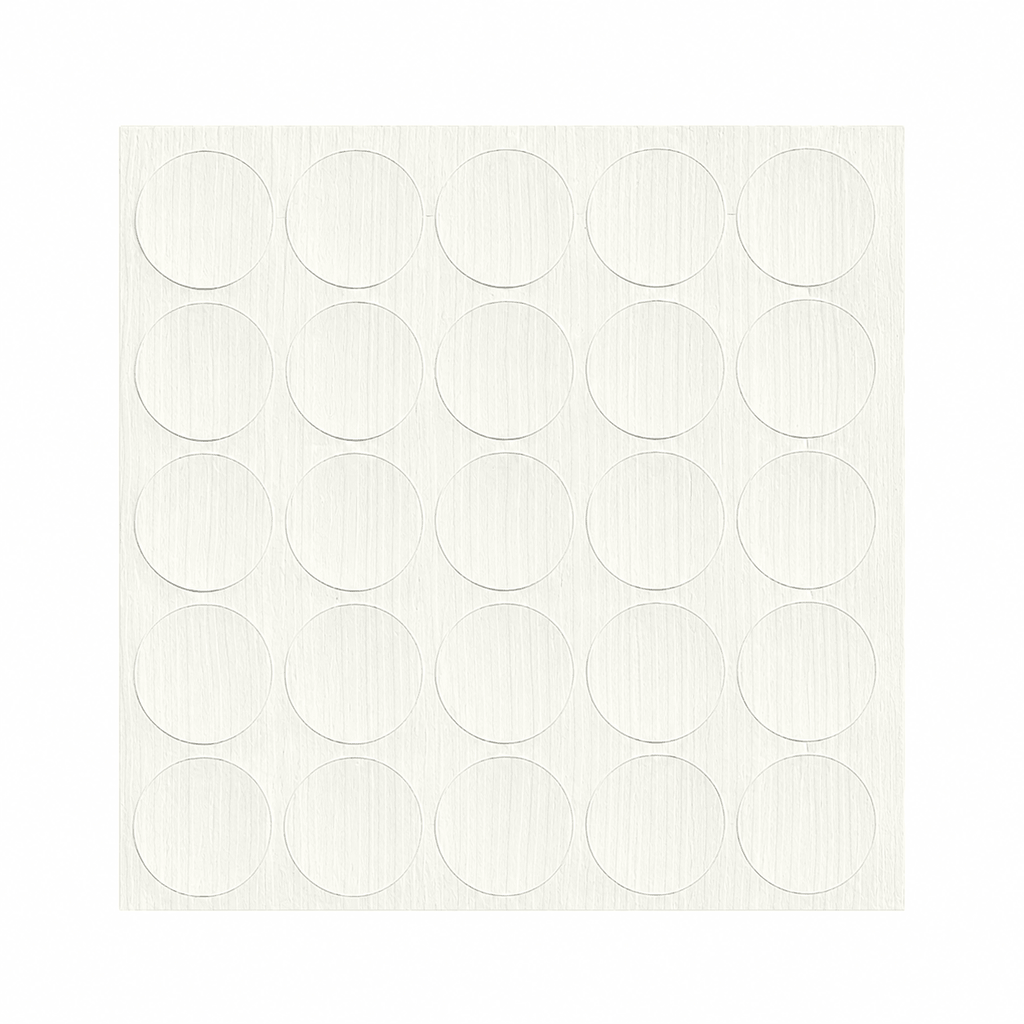 KwikCaps Self Adhesive Screw Cover Caps Premium White (Grained) W1000 (319)