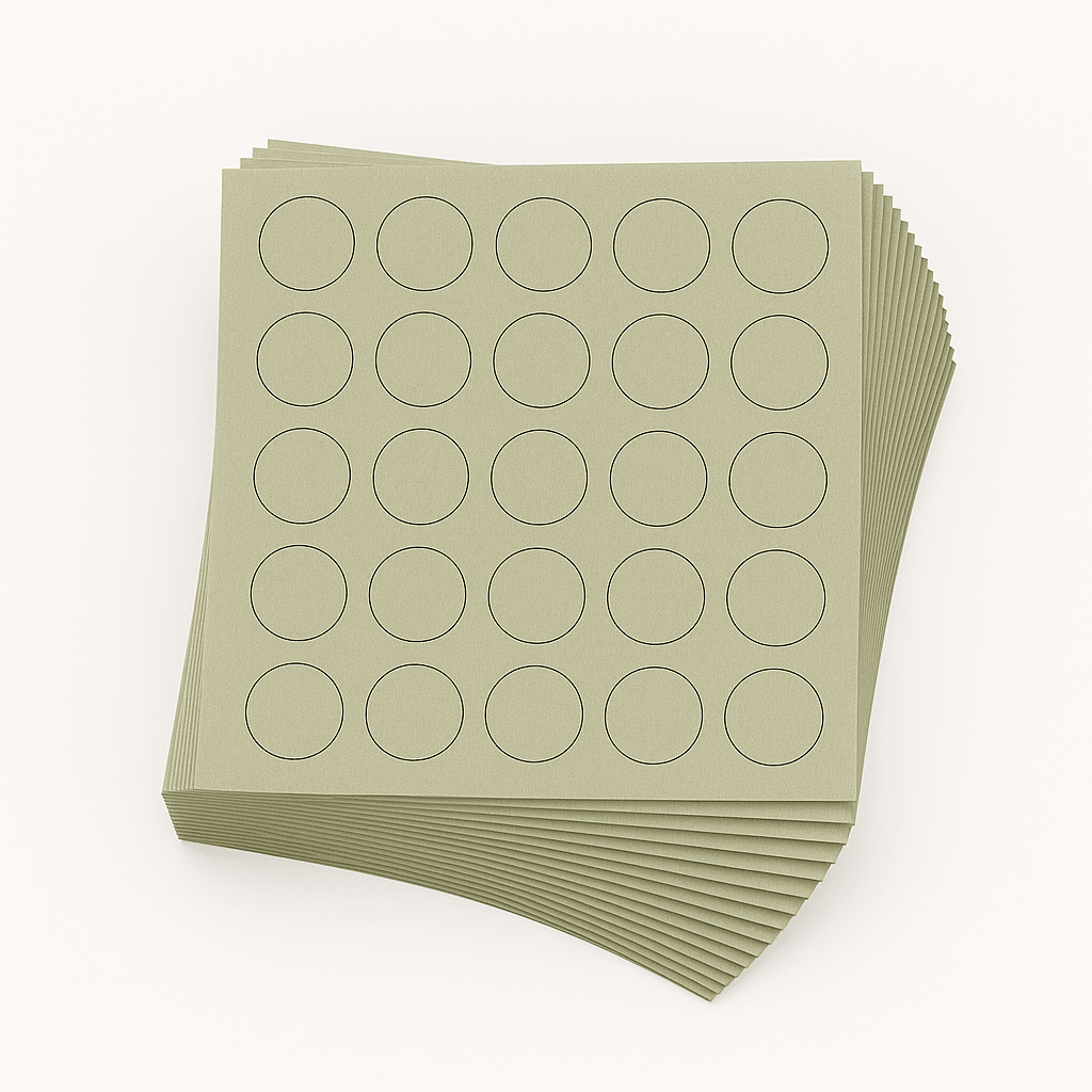 KwikCaps Self Adhesive Screw Cover Caps - Sage Green (609) U638 ST9