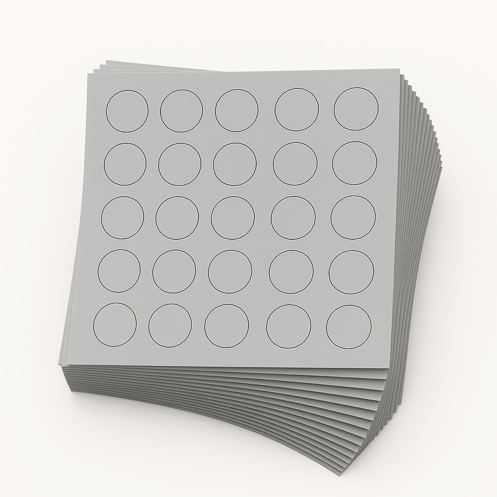 KwikCaps Self Adhesive Screw Cover Caps - Silver Grey (301) U765 ST7