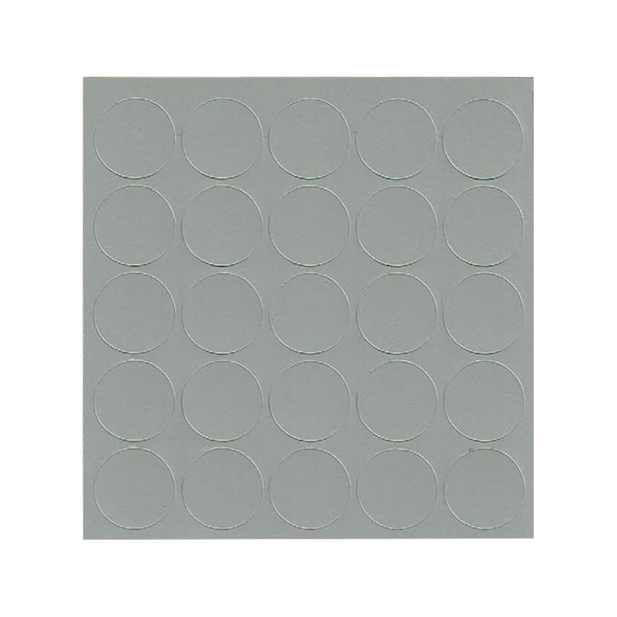 KwikCaps Self Adhesive Screw Cover Caps - Silver Grey U765 (301)