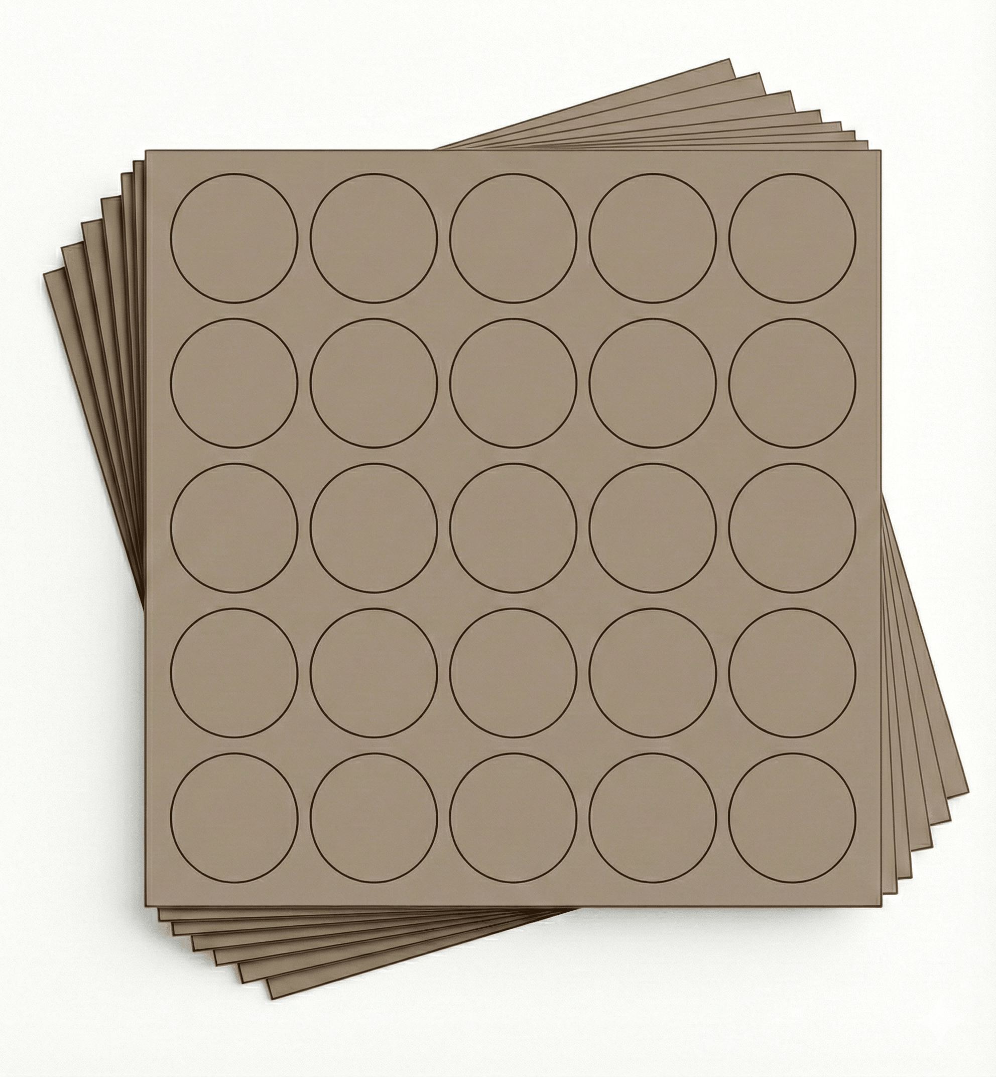 KwikCaps Self Adhesive Screw Cover Caps - Stone Grey (097) U727 ST9