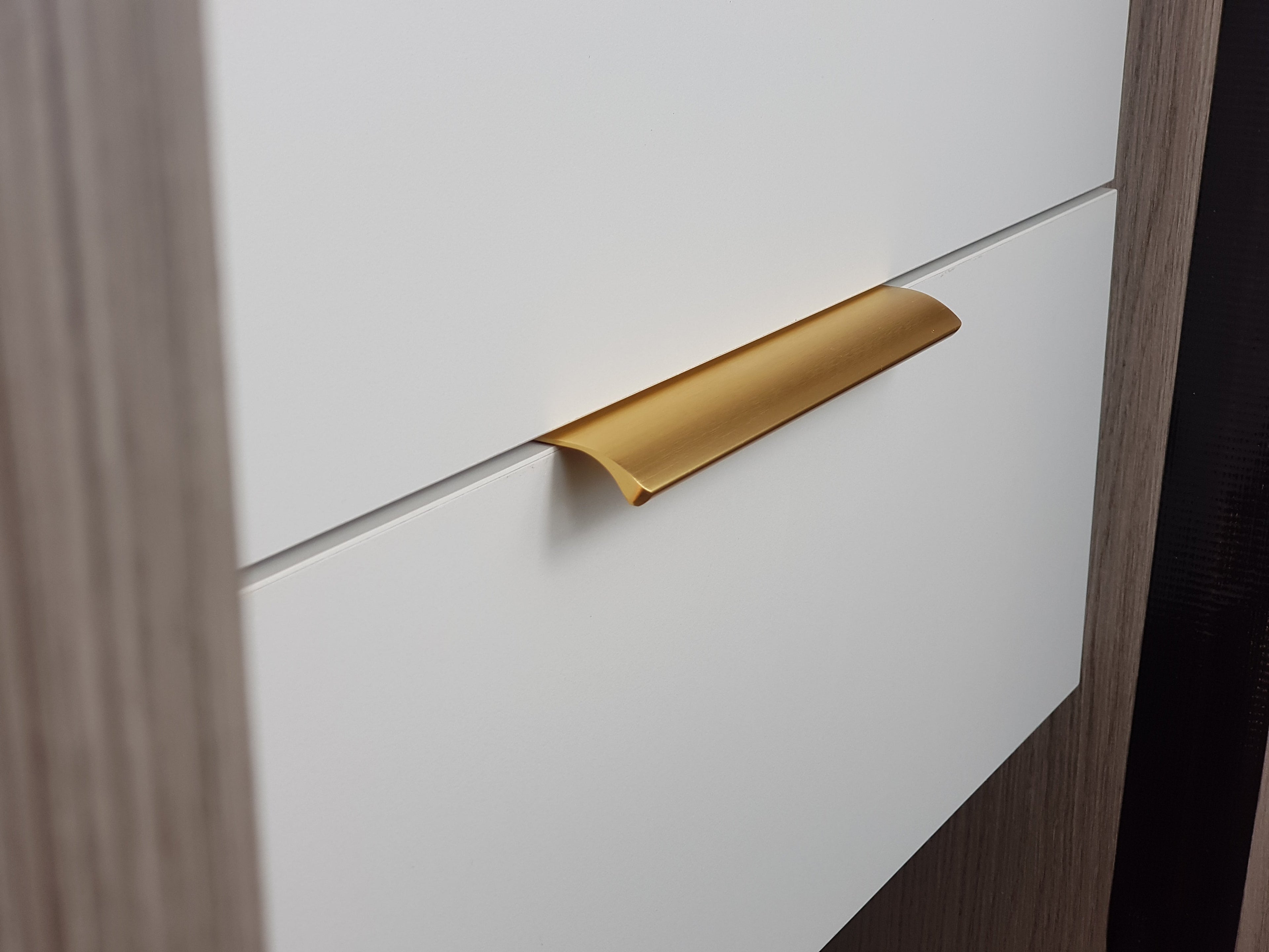 M4TEC Alva Bar Pull Handle Brushed Brass Door, Drawer & Cupboard VD3 - Pack of 10