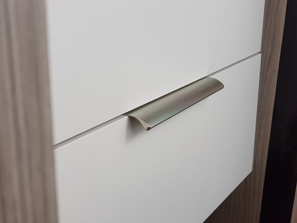 M4TEC Alva Bar Pull Handle Brushed Inox Door, Drawer & Cupboard VD3