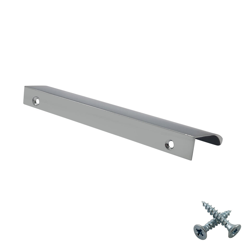 M4TEC Alva Polished Chrome Bar Pull Handle – Cabinet, Drawer & Cupboard Door (7 Sizes, VD3 Series)