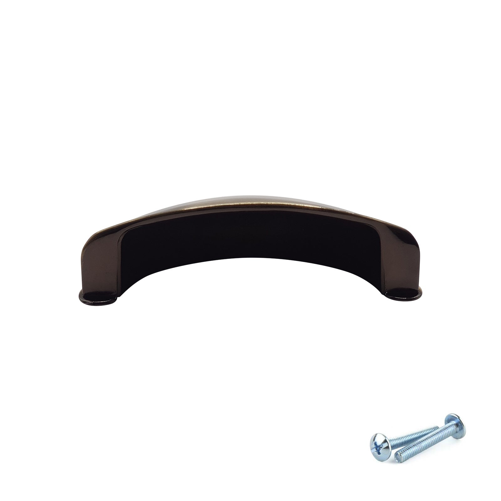 M4TEC Antique Brass Cup Handle – 79mm Brushed Brass Drawer & Cabinet Pull (VG3 Series)