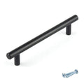 M4TEC Ballater D5 Black T-Bar Handle – Modern Cabinet, Cupboard & Door Handle