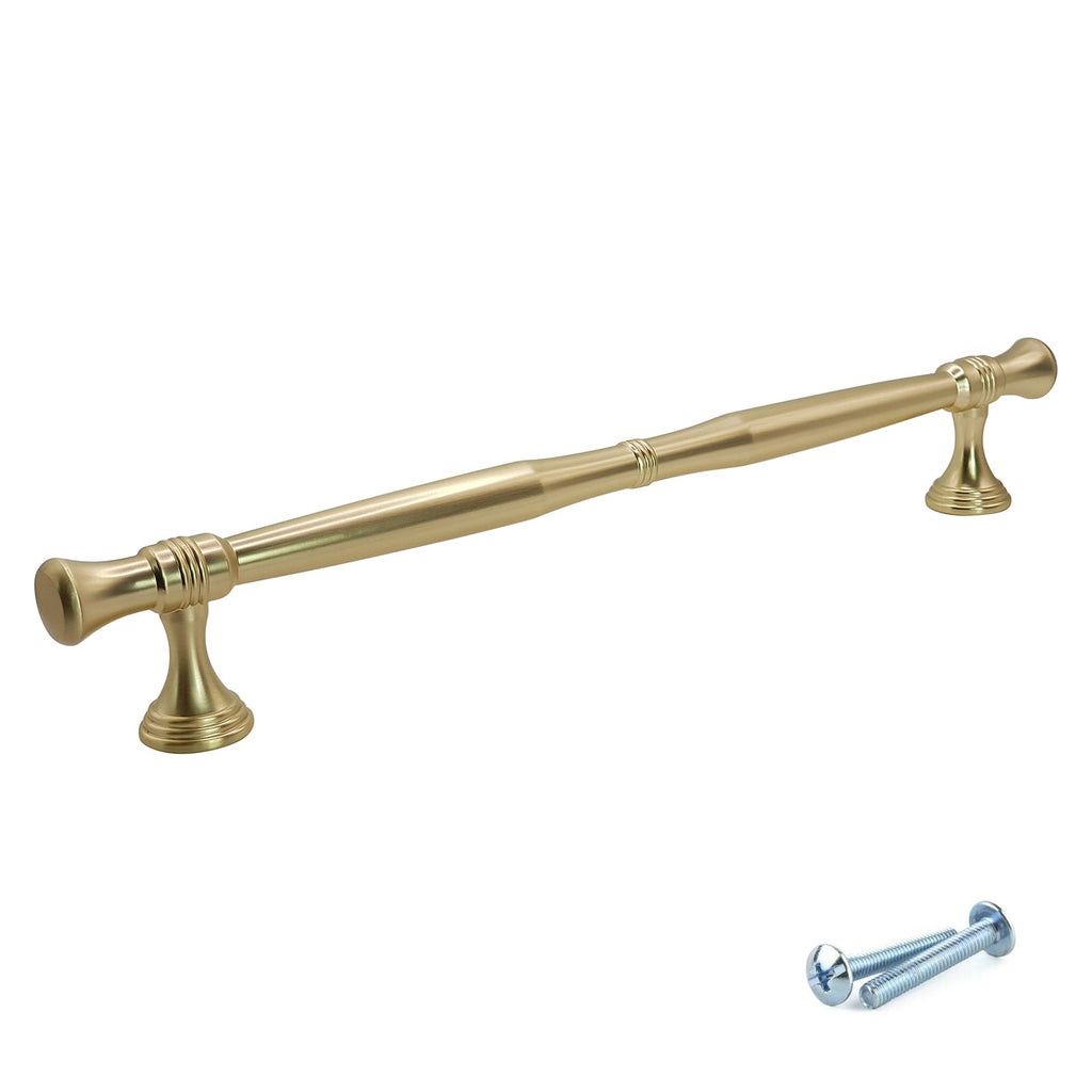 M4TEC Bar Handle Brushed Brass Doors or Cupboards VH8 Series