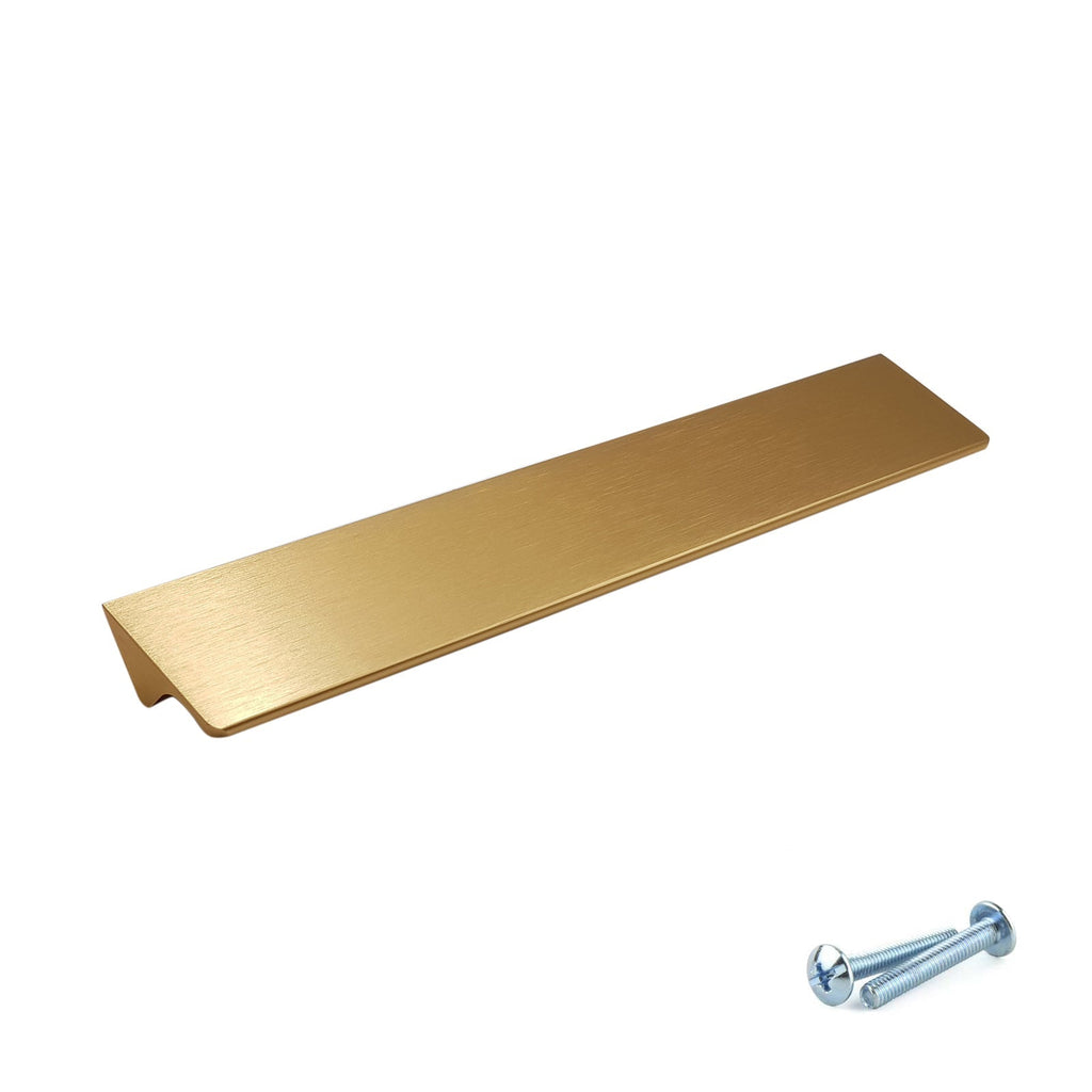M4TEC Bar Pull Handle Brushed Brass Door, Drawer & Cupboard VE8 Dalry Series