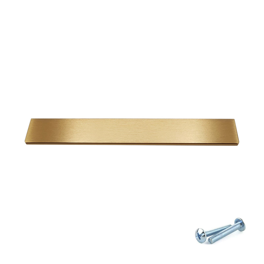 M4TEC Bar Pull Handle Brushed Brass Door, Drawer & Cupboard VE8 Dalry Series