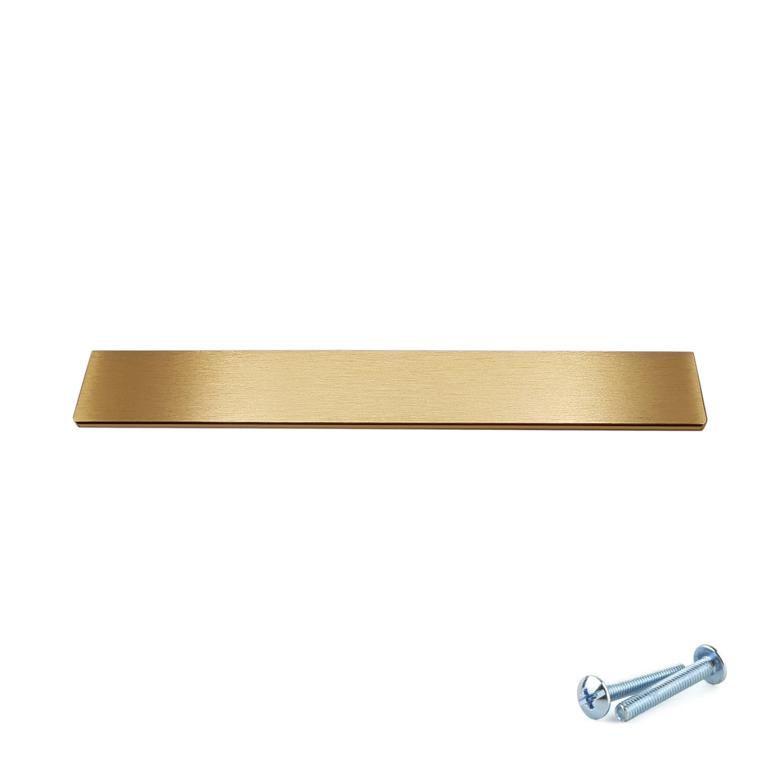 M4TEC Bar Pull Handle Brushed Brass Door, Drawer & Cupboard VE8 Dalry Series Pack of 10
