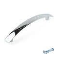 M4TEC Blairgowrie F4 Dimpled Bow Cupboard Door Handle – Curved Cabinet & Drawer Pull (96mm & 128mm Centres)