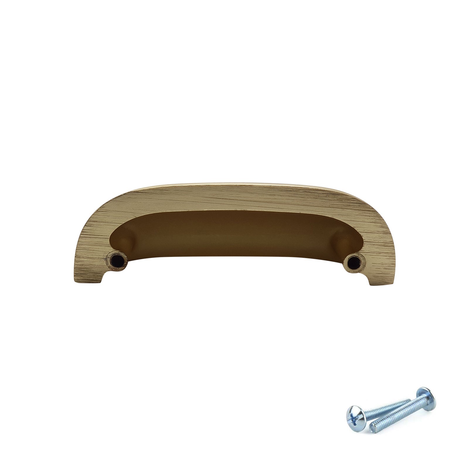 M4TEC Brushed Brass Cup Handles – VG5 Series (Pack of 10)