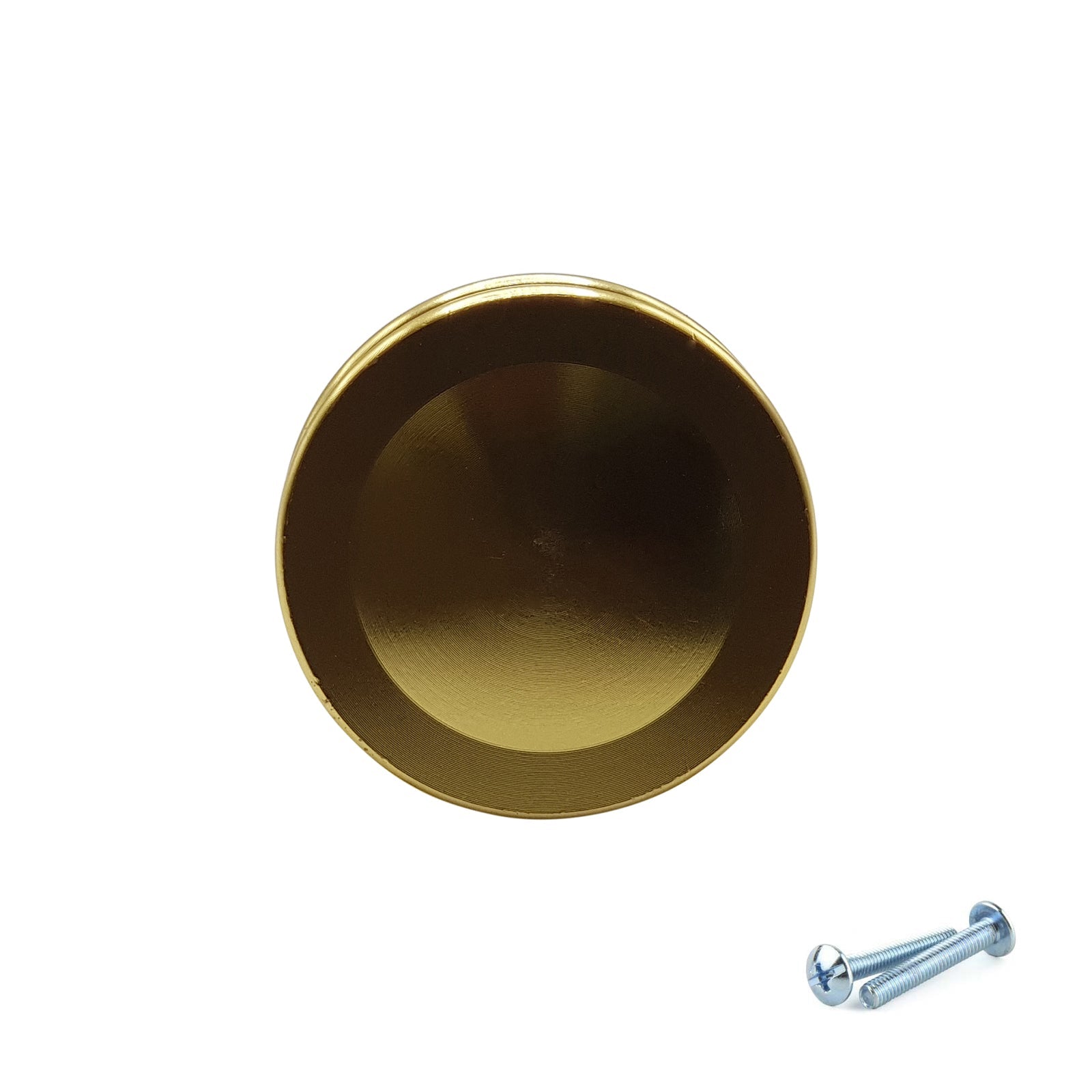 M4TEC Brushed Brass Knob Handles – VG7 Series – 30mm (Pack of 10)