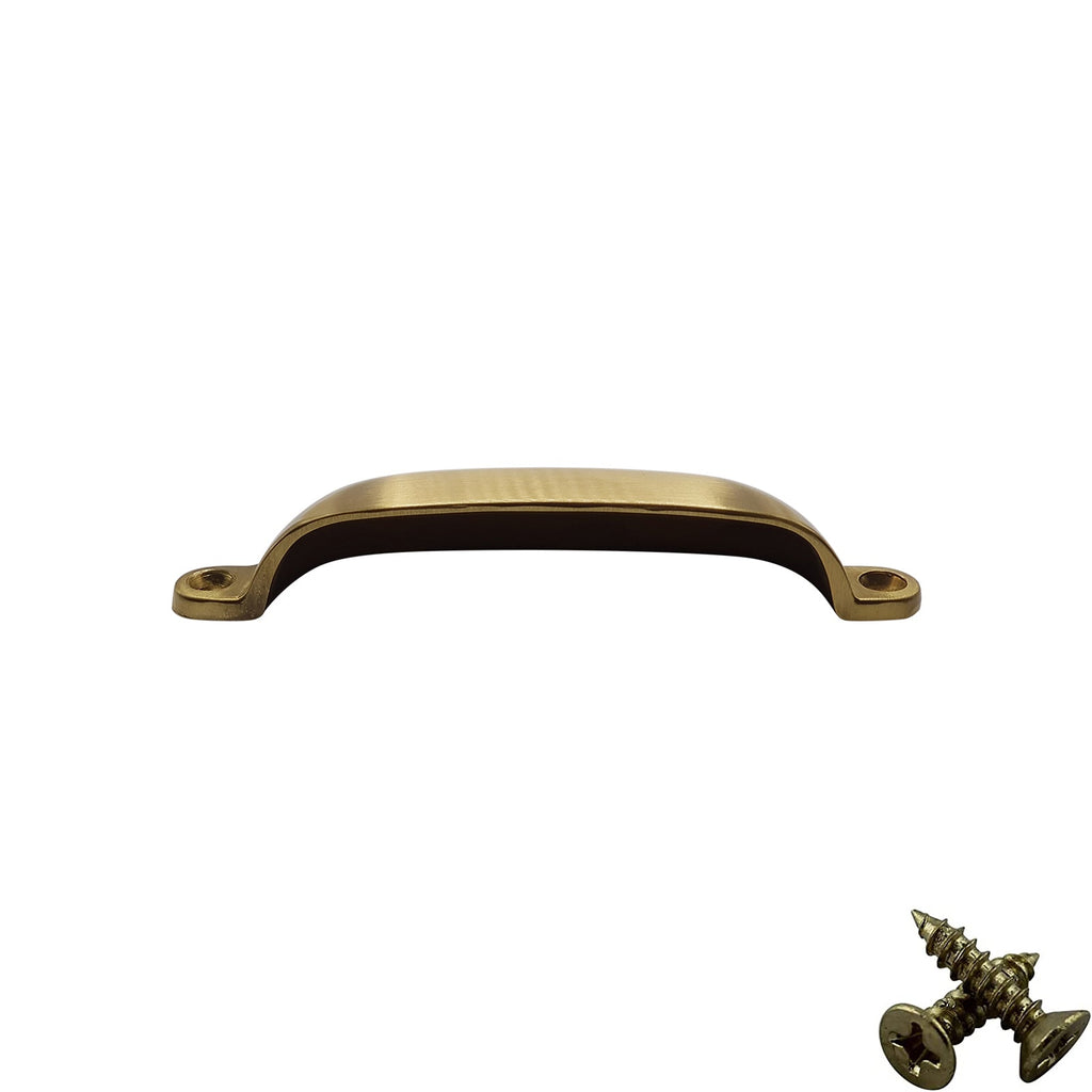 M4TEC Cup Handle Brushed Brass Doors or Cupboards VG4 Series