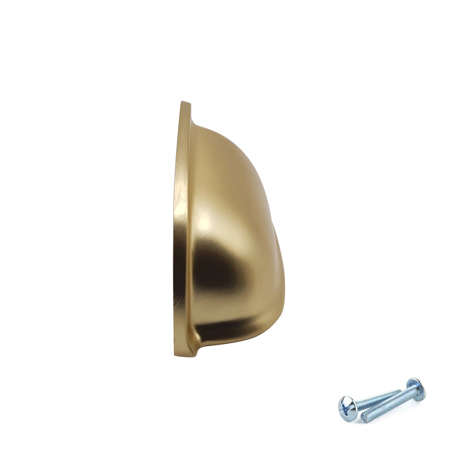M4TEC Cup Handle Brushed Brass Doors or Cupboards VG5 Series