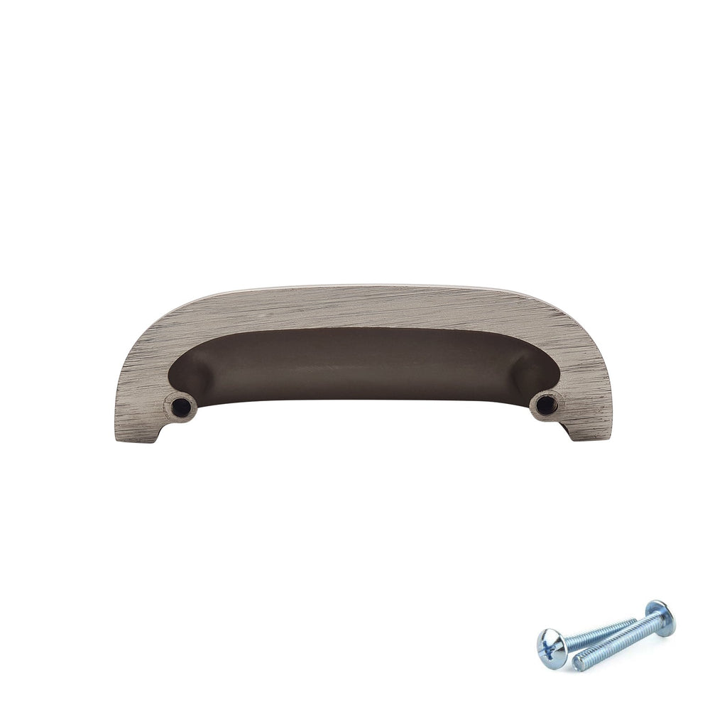 M4TEC Cup Handle Brushed Nickel Doors or Cupboards VG5 Series