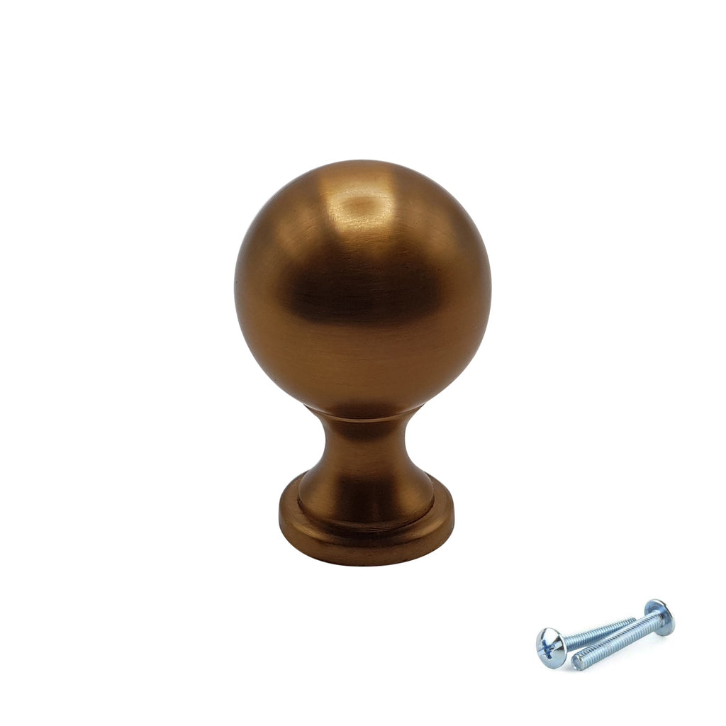 M4TEC Knob Handle Aged Brass Doors or Cupboards VG9 Series