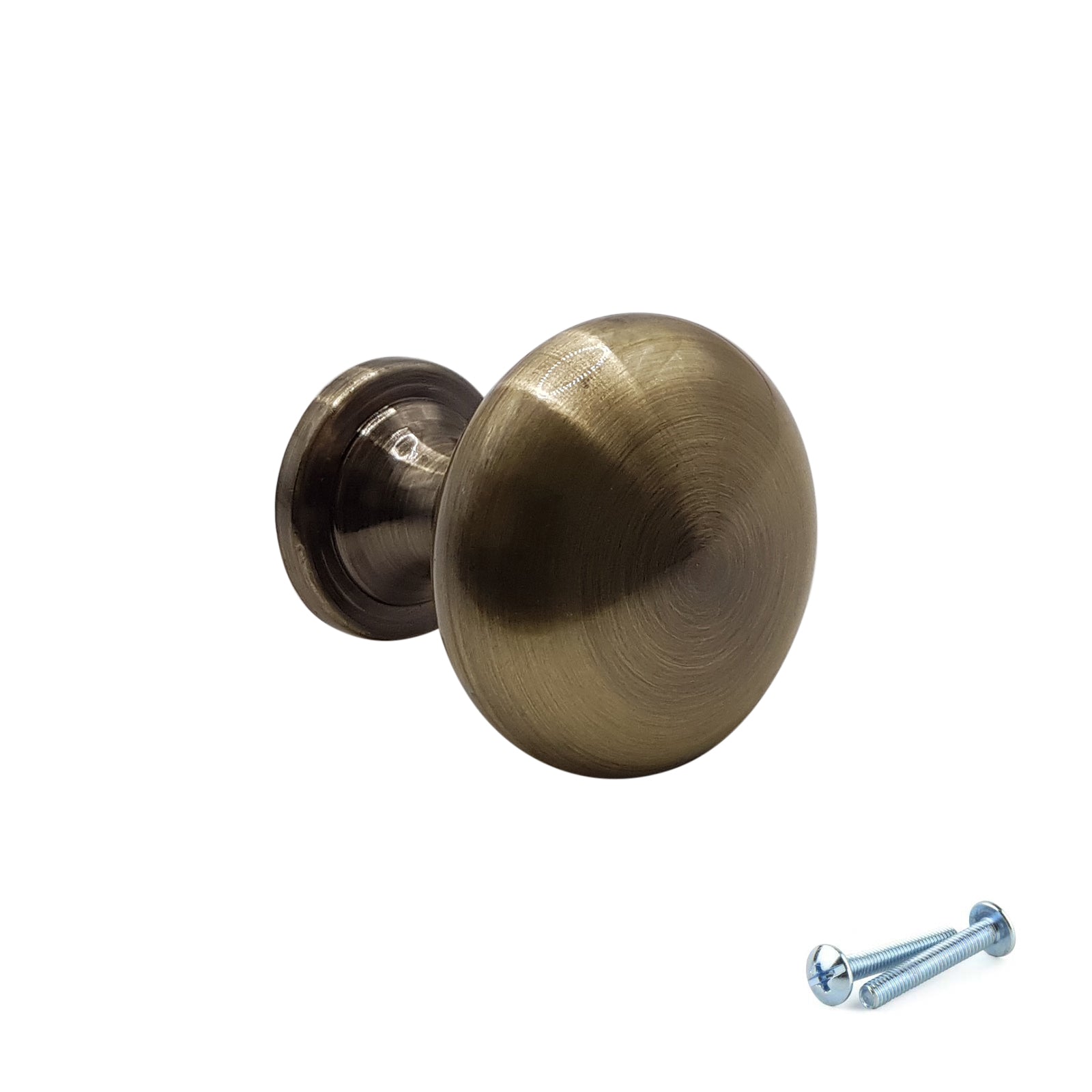 M4TEC Knob Handle Antique Brass Doors or Cupboards VH4 Series 29mm
