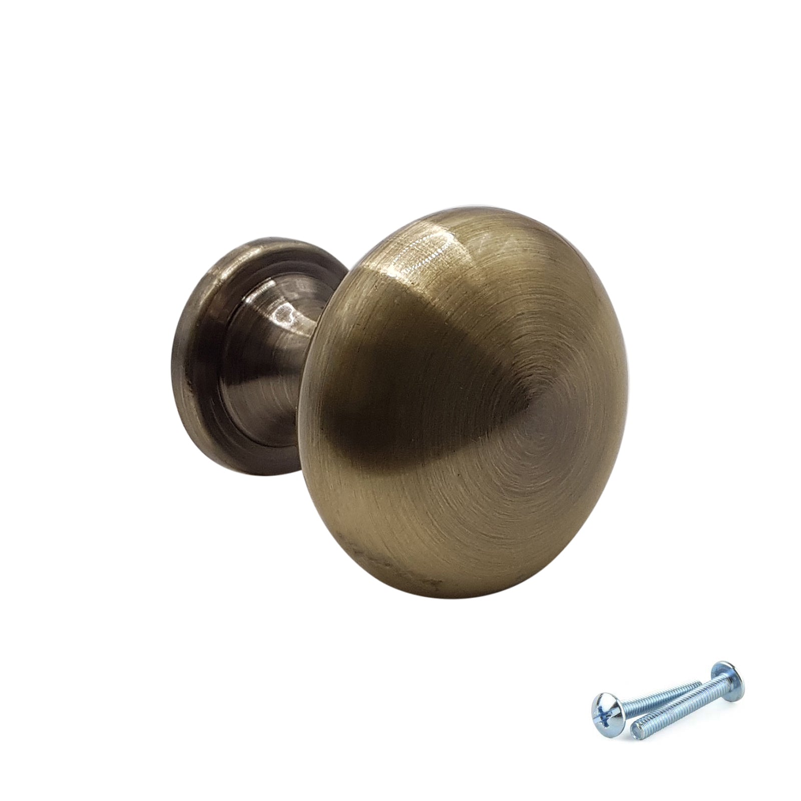 M4TEC Knob Handle Antique Brass Doors or Cupboards VH4 Series 29mm