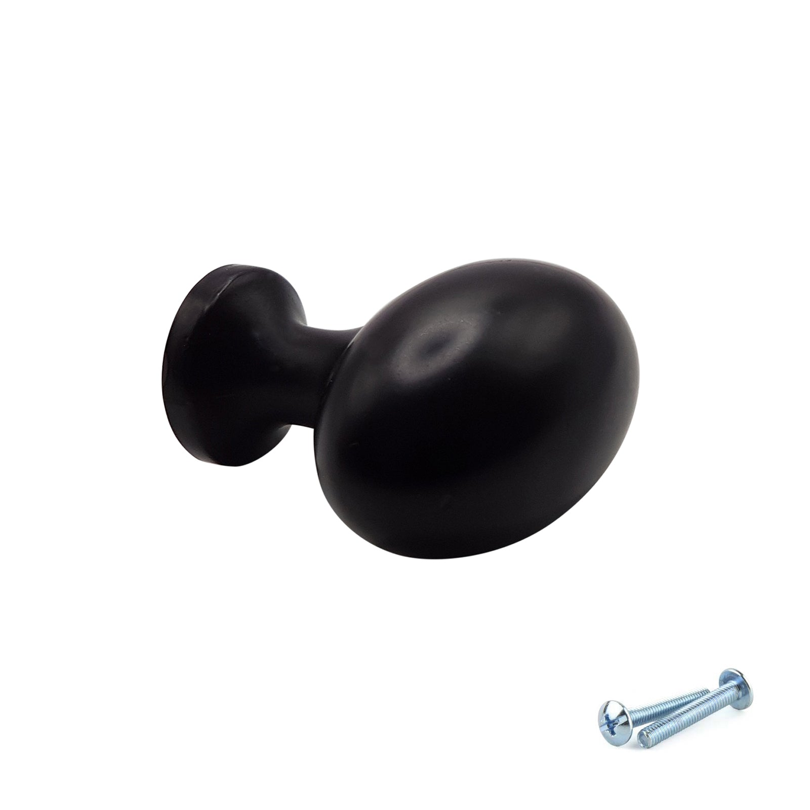 M4TEC Knob Handle Black Doors or Cupboards VG8 Series