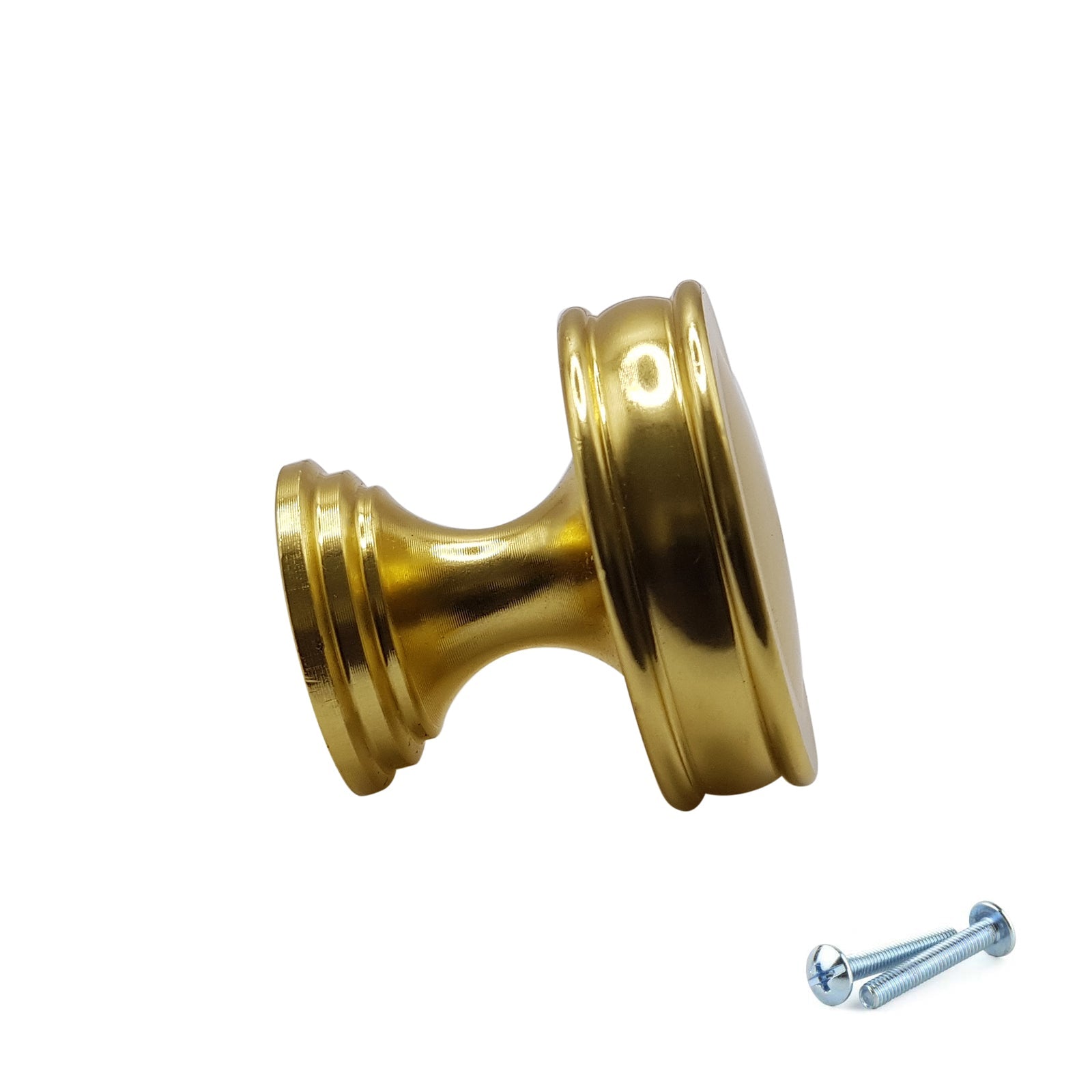 M4TEC Knob Handle Brushed Brass Doors or Cupboards VG7 Series 30mm