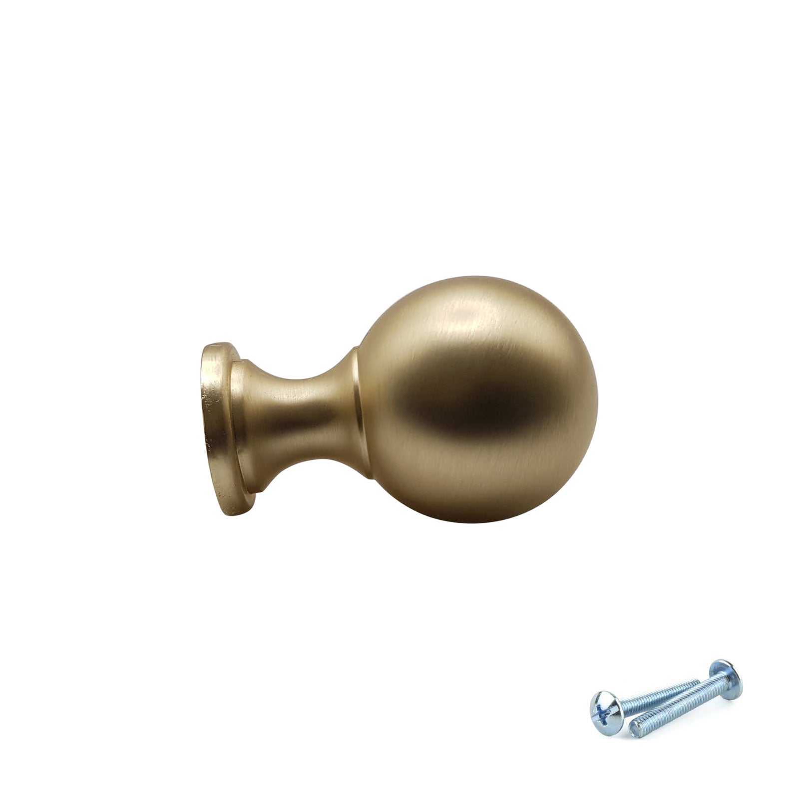 M4TEC Knob Handle Brushed Brass Doors or Cupboards VG9 Series