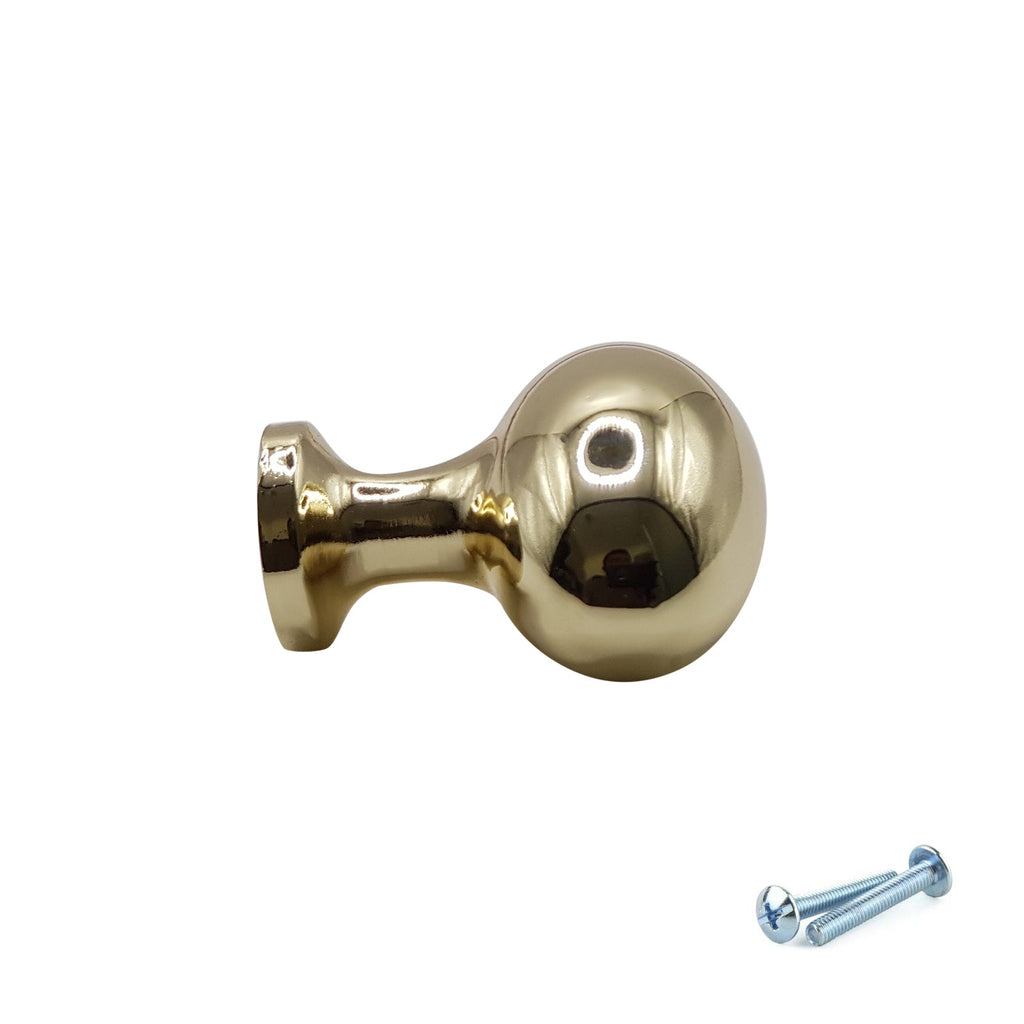 M4TEC Knob Handle Karat Gold Doors or Cupboards VG8 Series