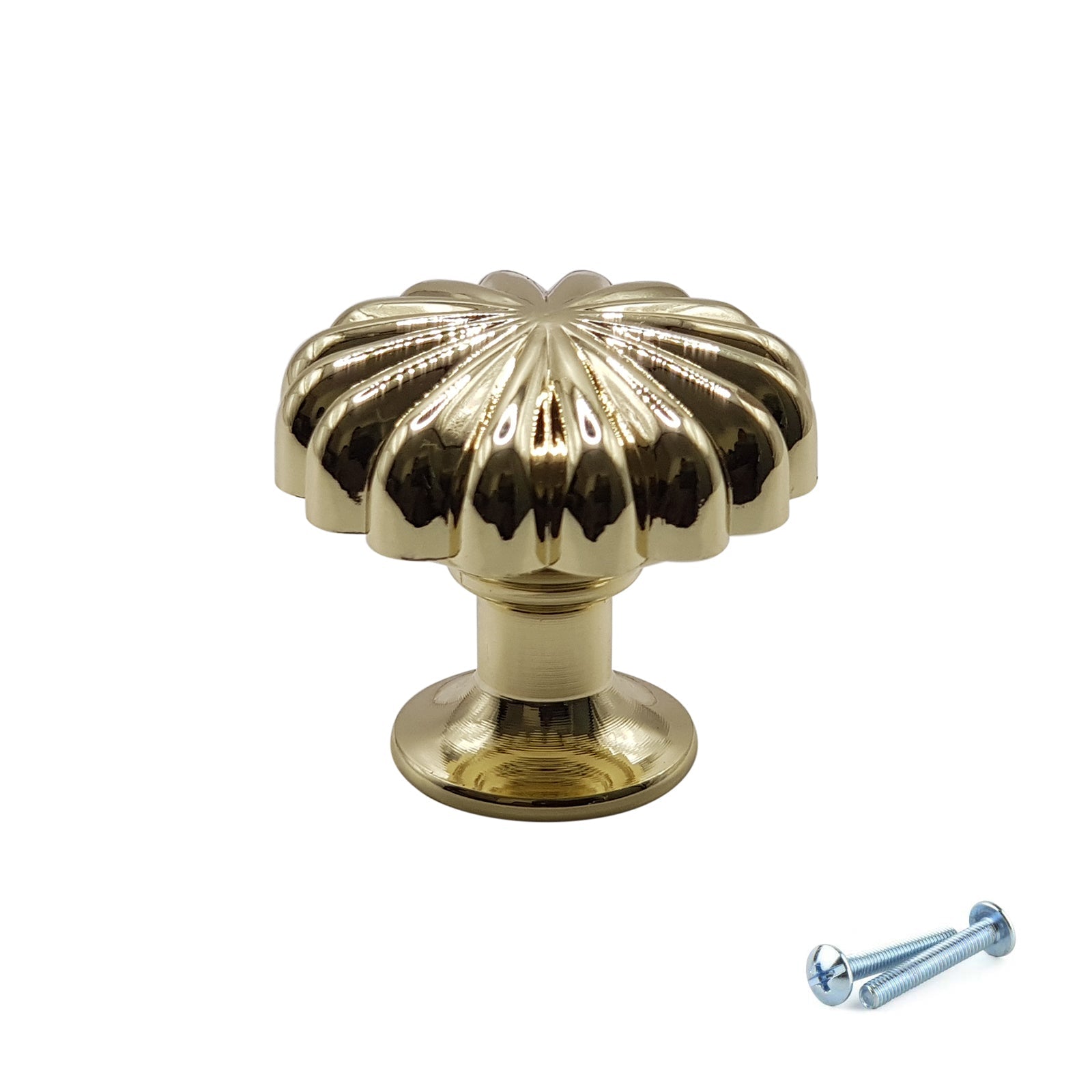 M4TEC Knob Handle Karat Gold Doors or Cupboards VH3 Series