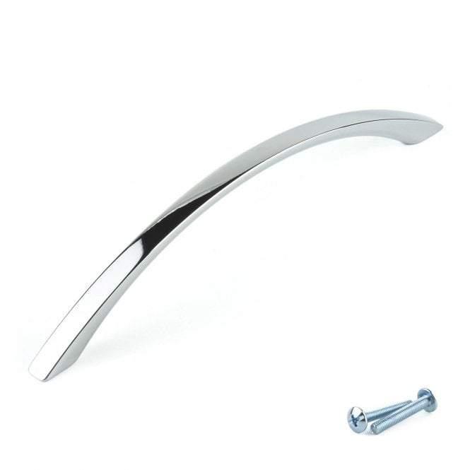 Polished Chrome Cupboard Door Handle M4TEC Dunnet B7