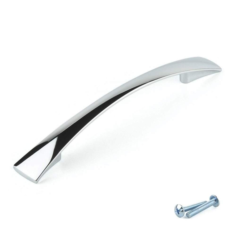 Polished Chrome Cupboard Door Handle M4TEC Elgin D6