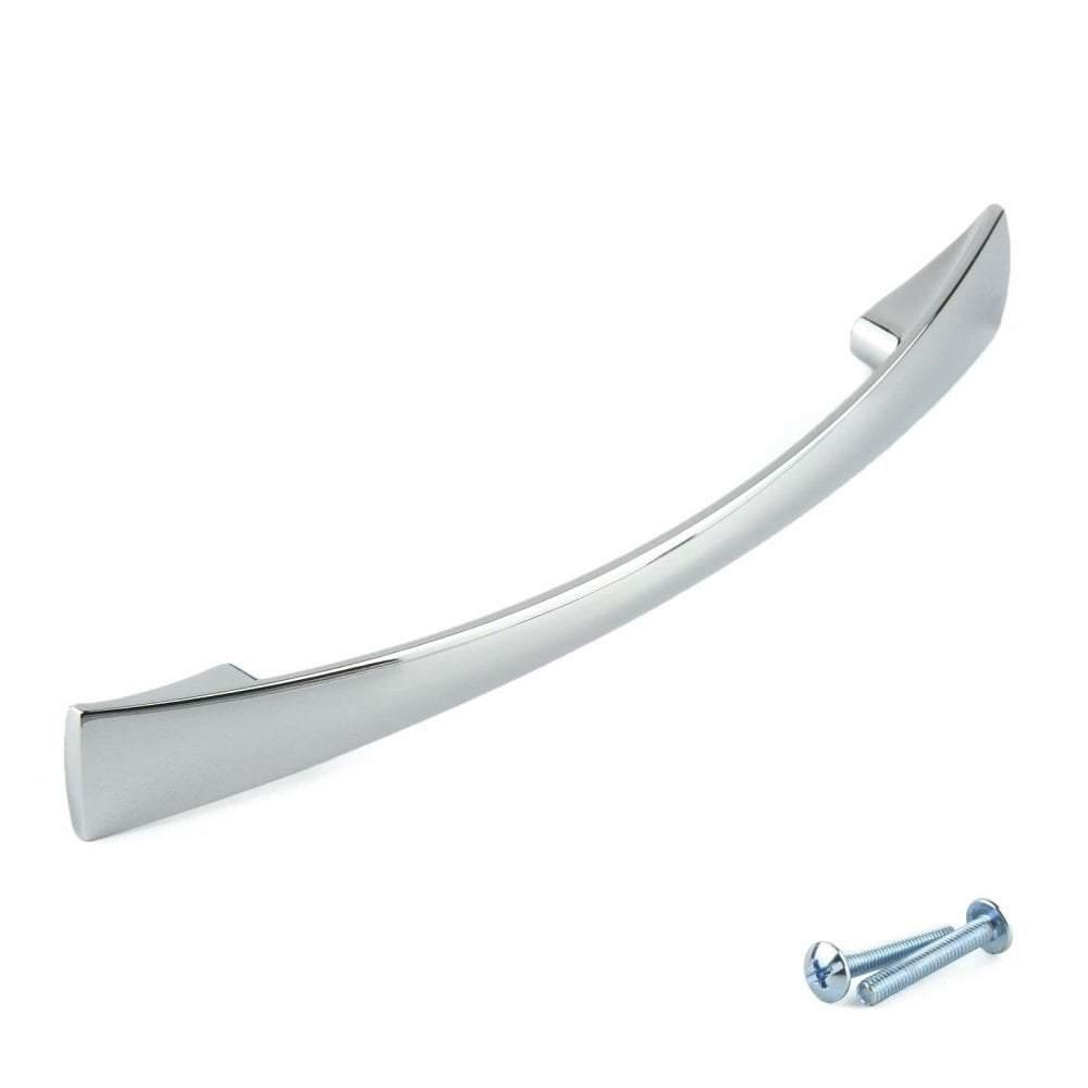 Polished Chrome Cupboard Door Handle M4TEC Elgin D6