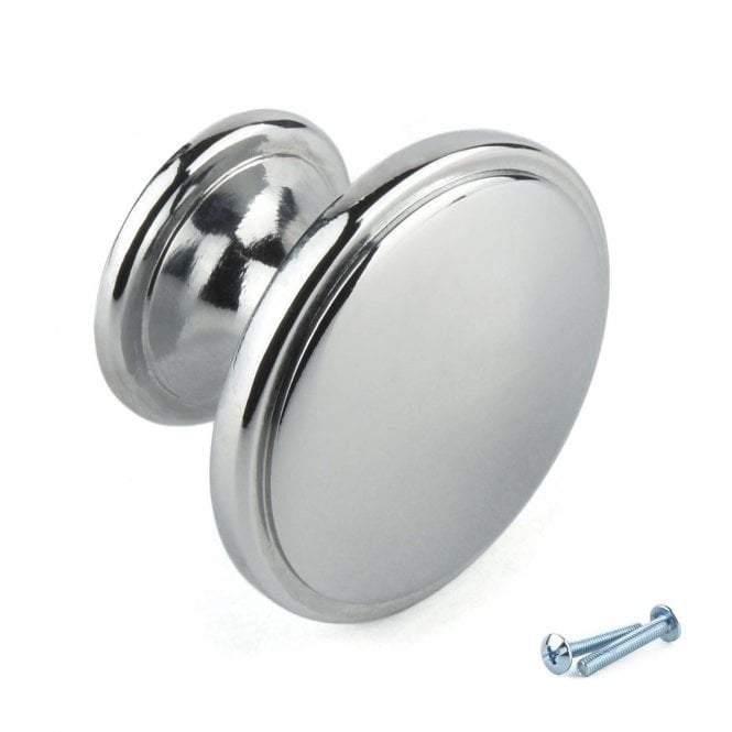 Polished Chrome Cupboard Knob Handle M4TEC Braemar E3