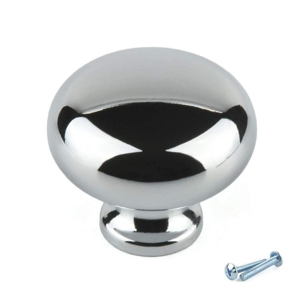 Polished Chrome Cupboard Knob Handle M4TEC Dunoon C8