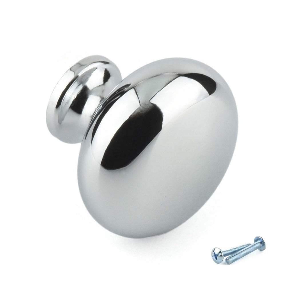 Polished Chrome Cupboard Knob Handle M4TEC Dunoon C8