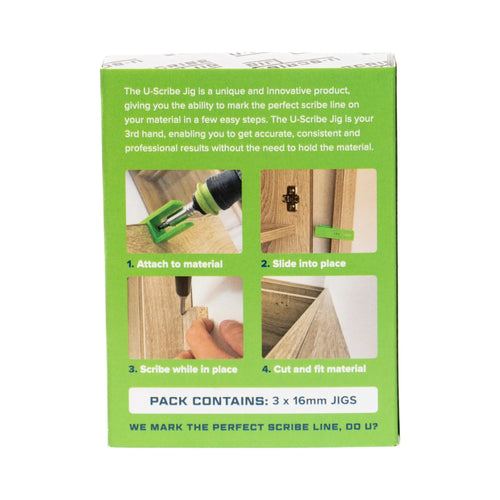 16mm (5/8") U-Scribe Jig - Set of 3