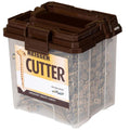 Reisser 3.5 x 30mm Cutter Countersink Woodscrew Tub - 1600 pcs with 2 Pozi Bits - 82213530PB